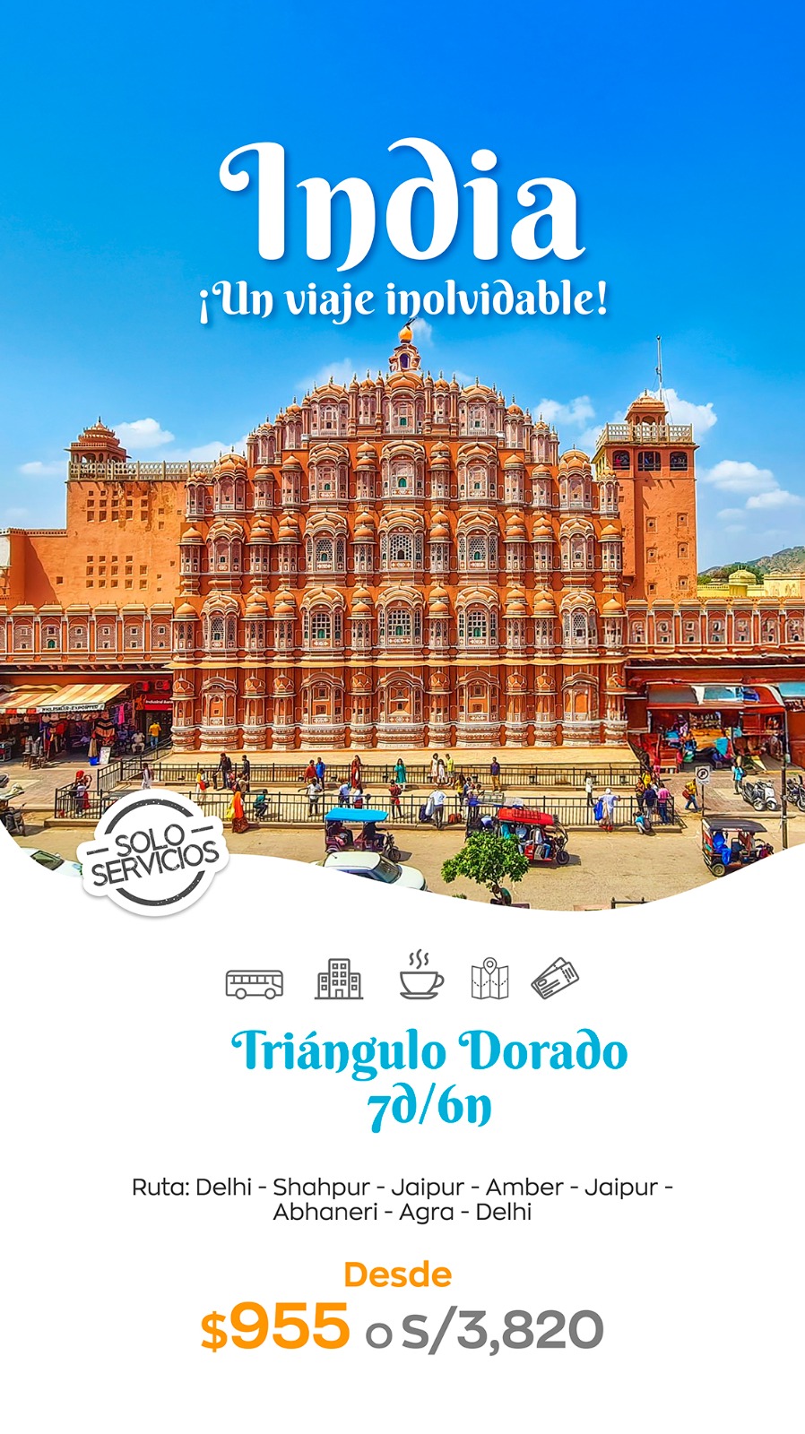 Triángulo Dorado en India
