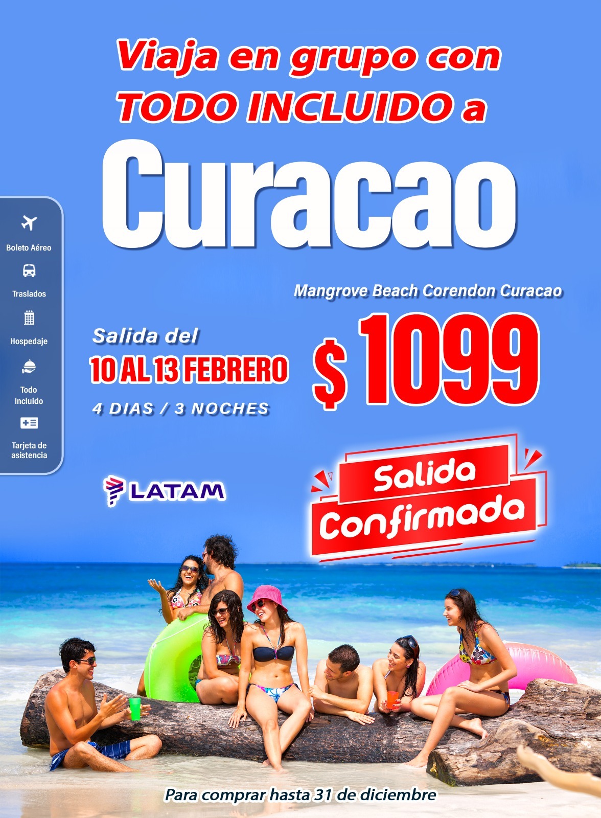 Escapada Todo Incluido a Curacao